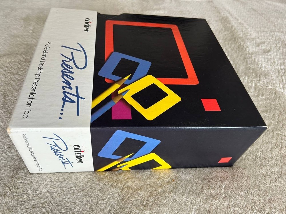 Cricket Presents. Professional Desktop Presentation. Vintage software Macintosh