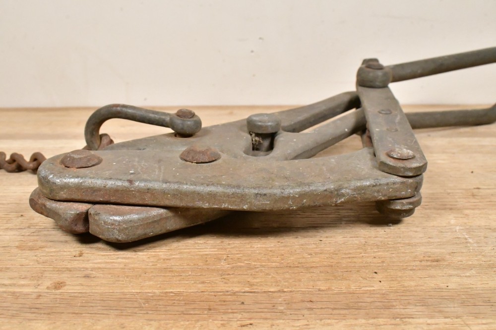 Vtg 1950's Bell System M Klein & Sons Cable Puller Wire Rope 3-55