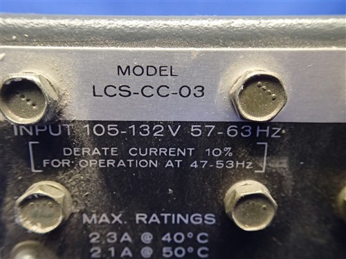 LAMBDA LCS-CC-03 REGULATED POWER SUPPLY NOS NEW OLD STOCK