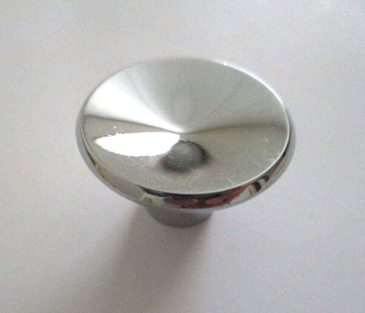 8 New Chrome Round Concave Knob Pull Drawer Cabinet 1”