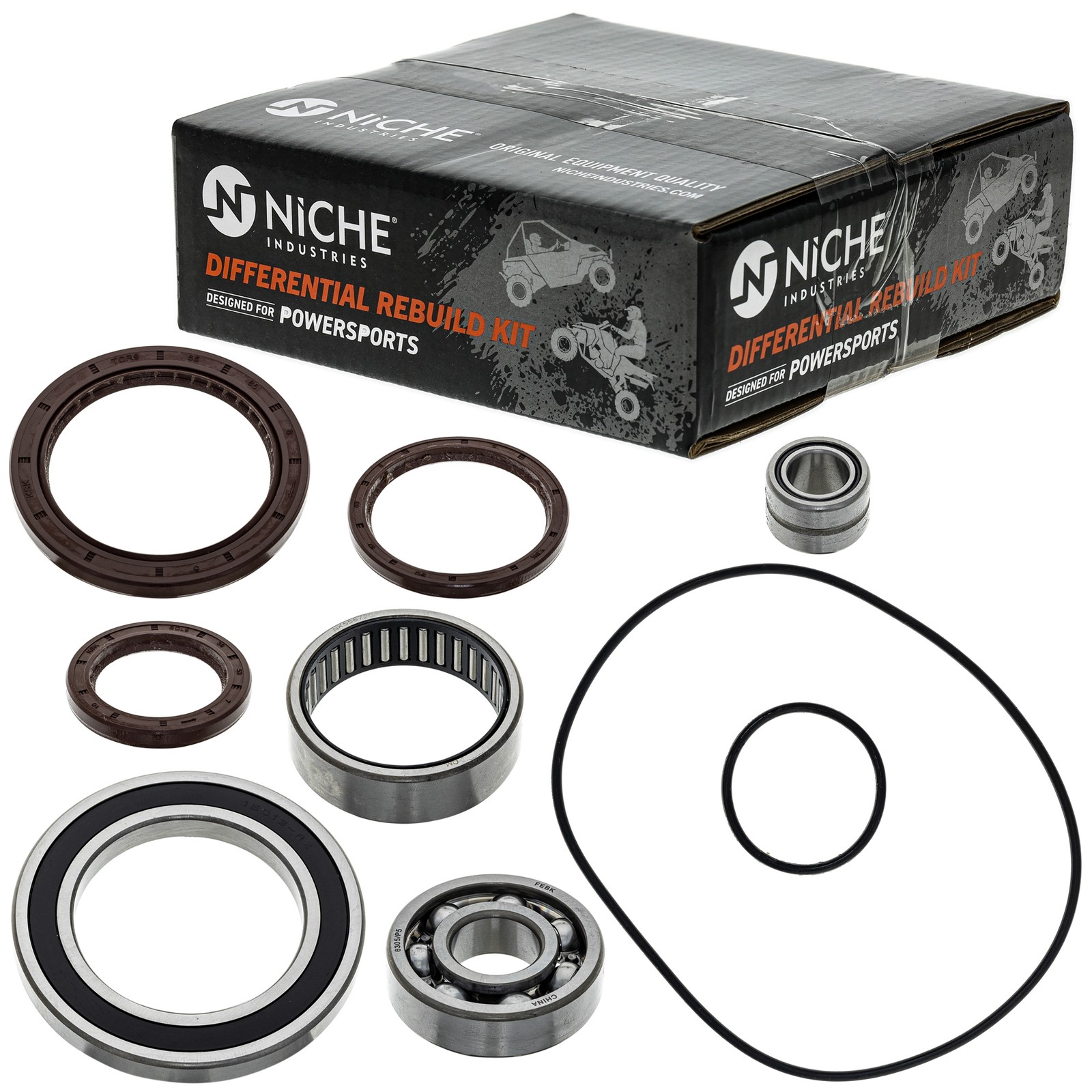 NICHE Rear Differential Rebuild Kit for Yamaha Kodiak 400 Bruin Grizzly 350