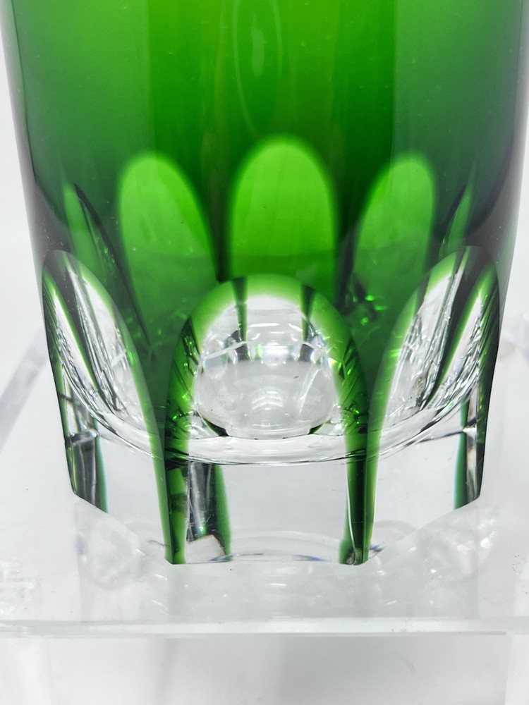 Goebel Colored Crystal Old Fashioned - Rocks Glass EUC!! HTF!!!