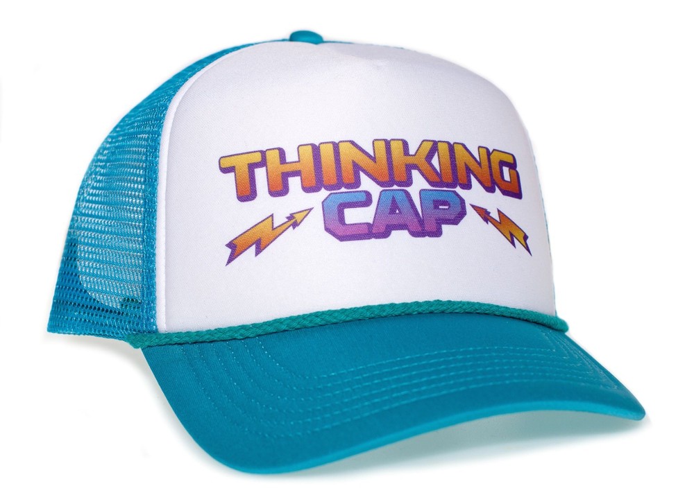 Thinking Cap Stranger Hat Things Adult Trucker Adjustable Snap Multi