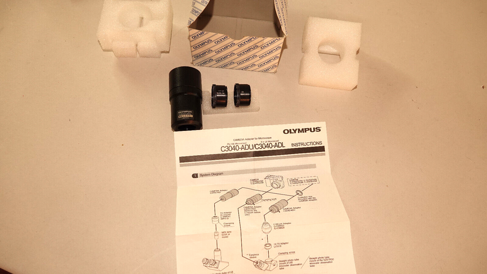 Olympus C3040-ADL Microscope Camera Adapter Lens - EXCELLENT CONDITION!
