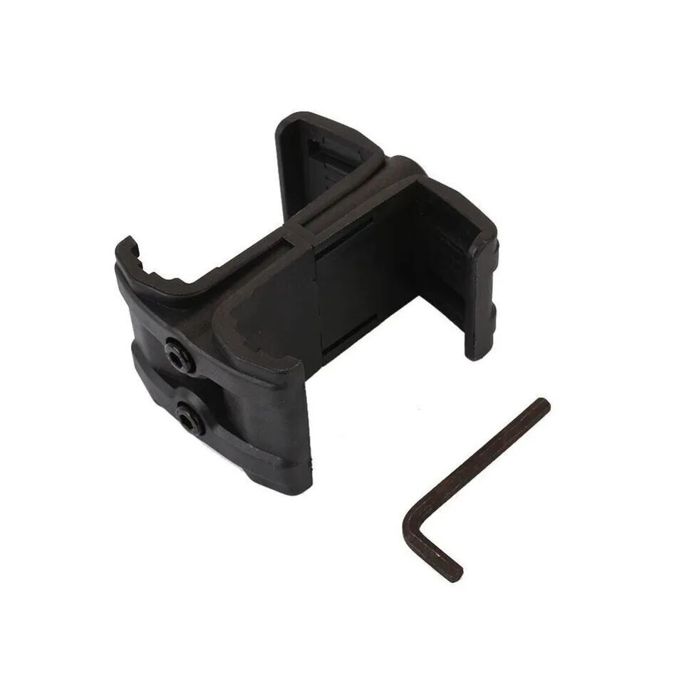 Double Magazine Coupler for PMAG | Airsoft | Black, Tan, Super Strong Polymer