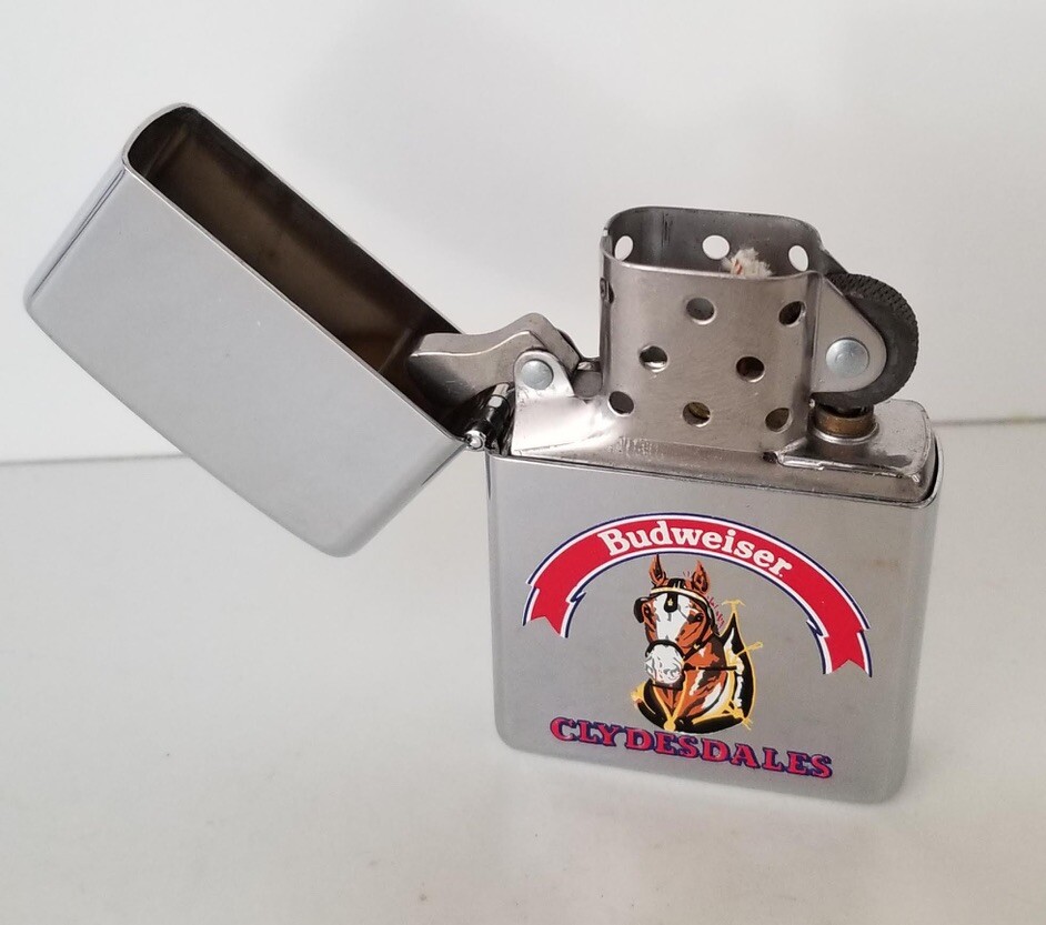 ZIPPO Budweiser Clydesdale 1994 Unfired Lighter