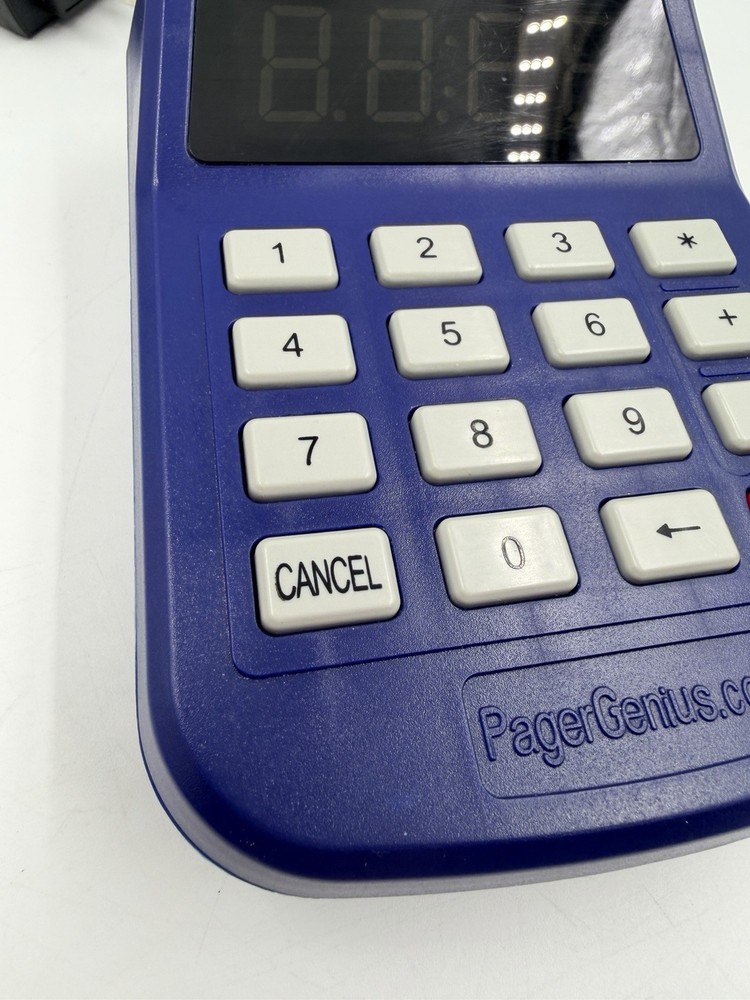 Pager Genius Restaurant Coaster Keyboard Paging Transmitter Replacement