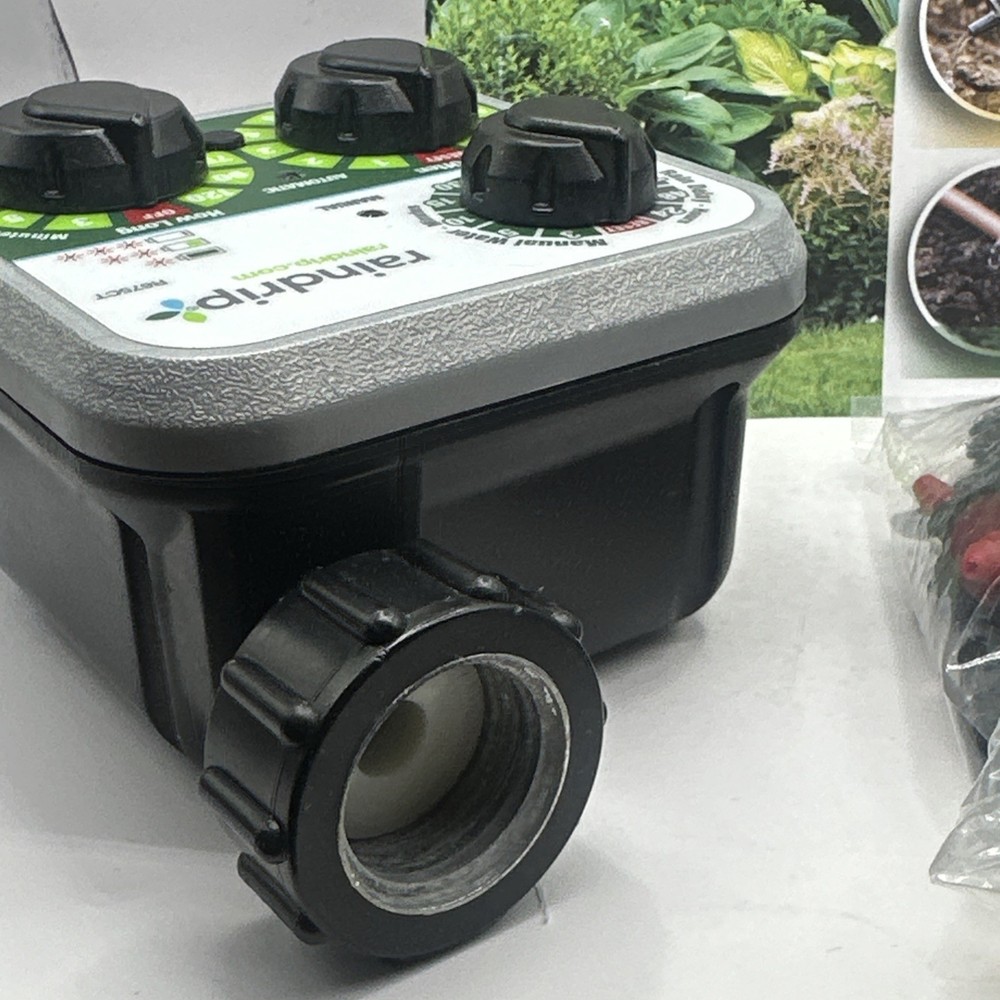 Raindrip Automatic Drip Irrigation Watering Kit with Customizable Timer