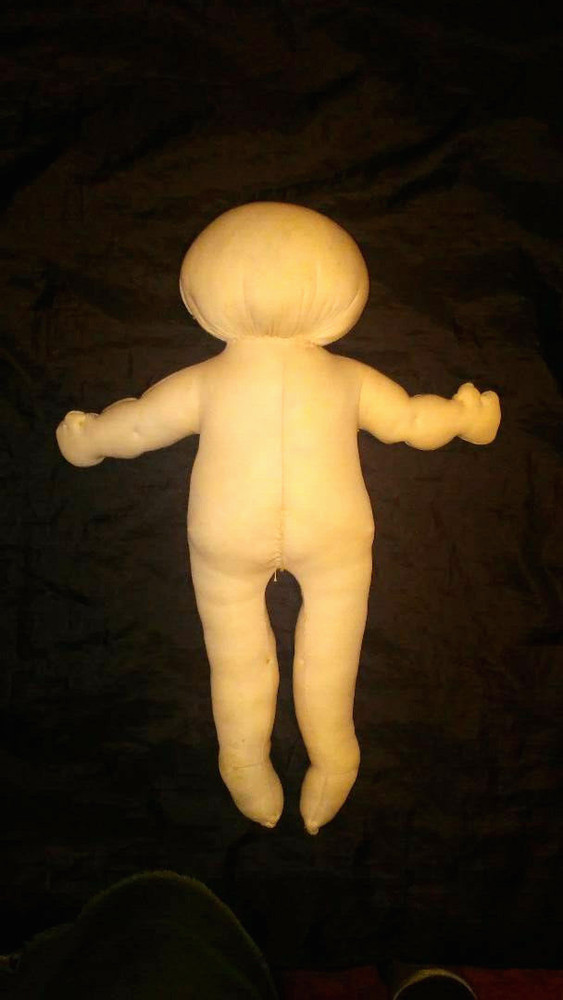 HOME MADE CABBAGE PATCH TYPE DOLL CABBAGE PATCH CRUCIFIXION