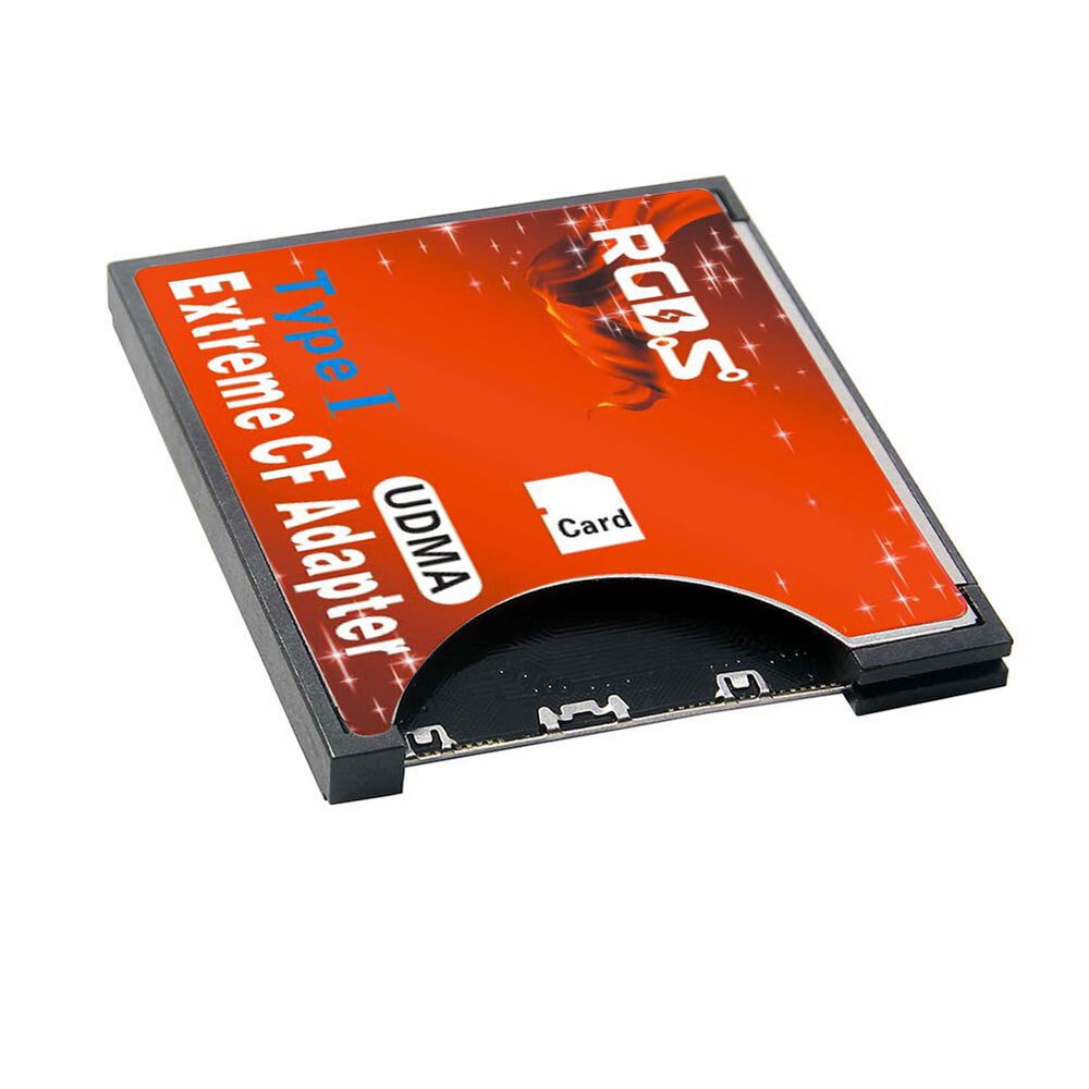 Extreme SDXC SDHC SD to CF Compact Flash Memory Card Type I Reader Adapter