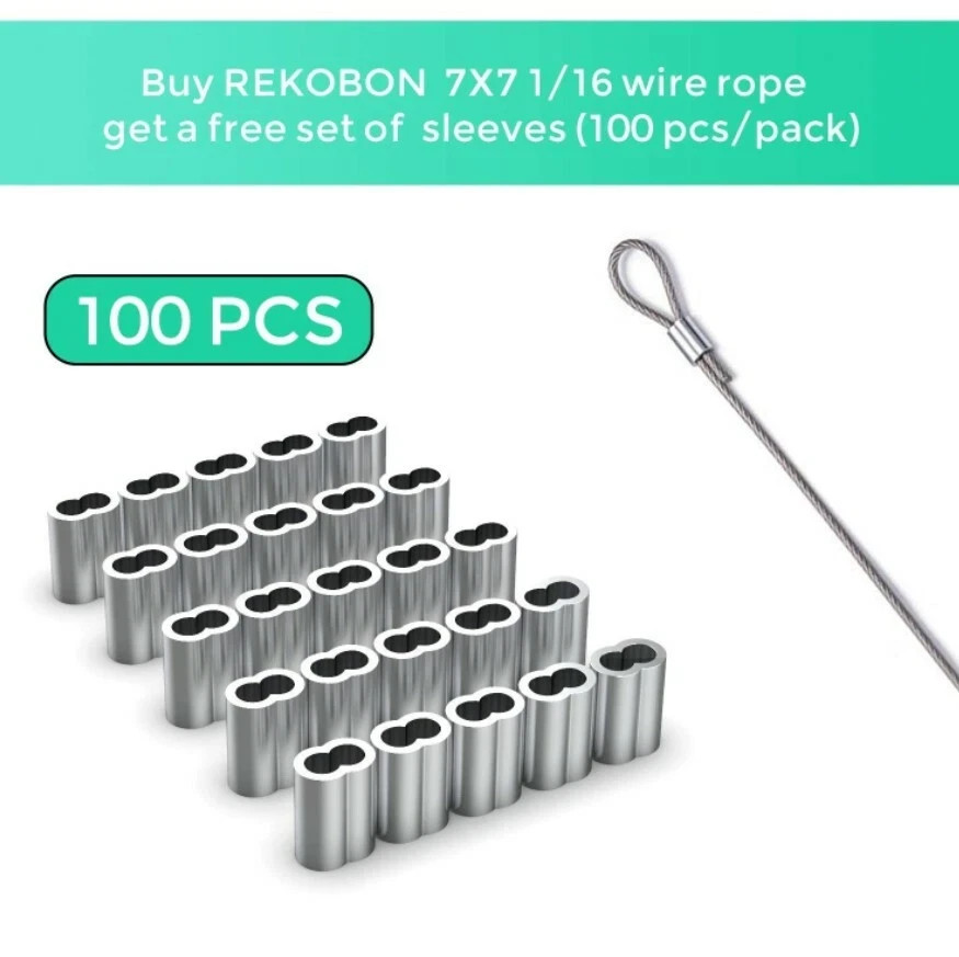 1/16 Wire Rope Stainless Steel Aircraft Cable Wire Cable 328ft Strand Core 7x7