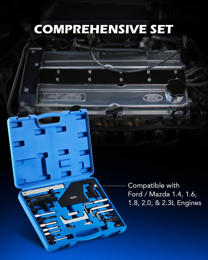 Engine Timing Tool Set, 24 Piece Engine Camshaft Alignment Timing Tool Kit Compa