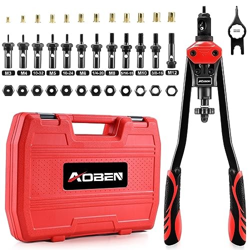16" Rivet Nut Tool, Professional Hand Rivet Nut Setter 16" Rivet Nut Tool Kit