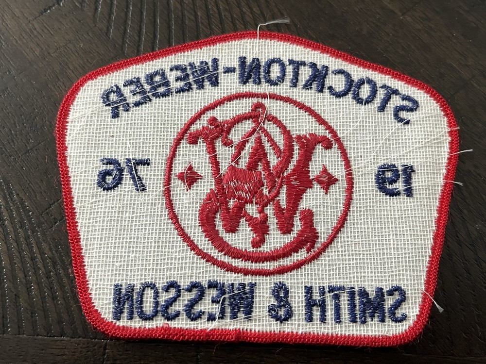 1976 SMITH & WESSON STOCKTON - WEBER PATCH