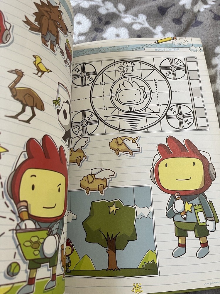 Scribblenauts Prima Official Strategy Guide Nintendo DS NO POSTER