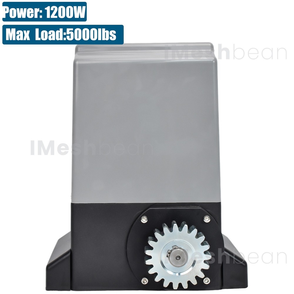 1200W 5000LB Automatic Sliding Gate Opener Rack Driven APP+Keypad+6 Remote Contr
