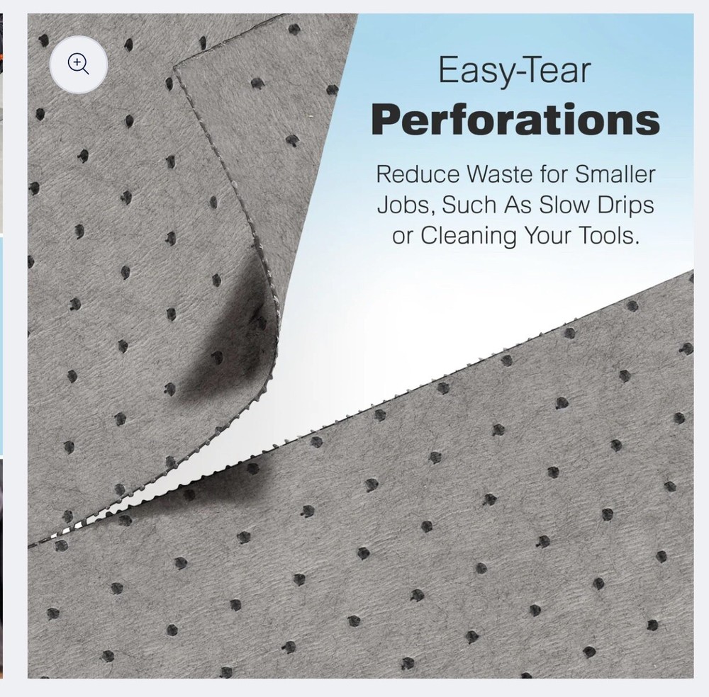 Universal Absorbent Pads, Large 18"x16", 200 Count - Premium 8 Layer