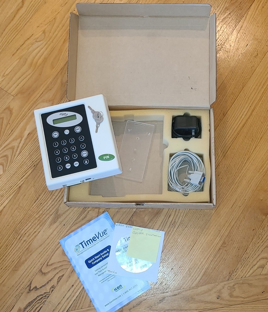 Time Systems TimeCalculator PIN Employee Time Clock - Complete Boxed.