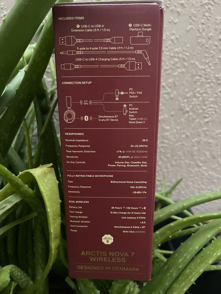 SteelSeries Arctis Nova 7 Wireless Multi-Platform Gaming Headset Dragon Edition