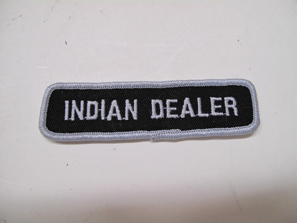 INDIAN MOTORCYCLE DEALER PATCH GILROY