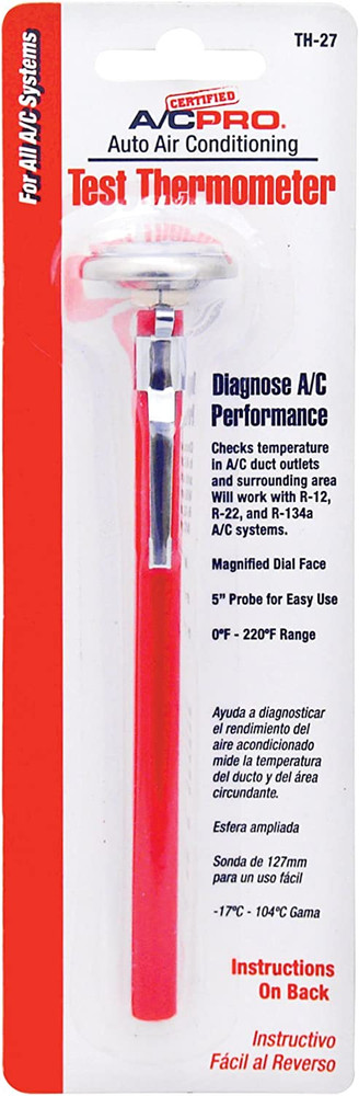 Interdynamics A/C Pro Car Thermometer – Checks Duct & Ambient Temp