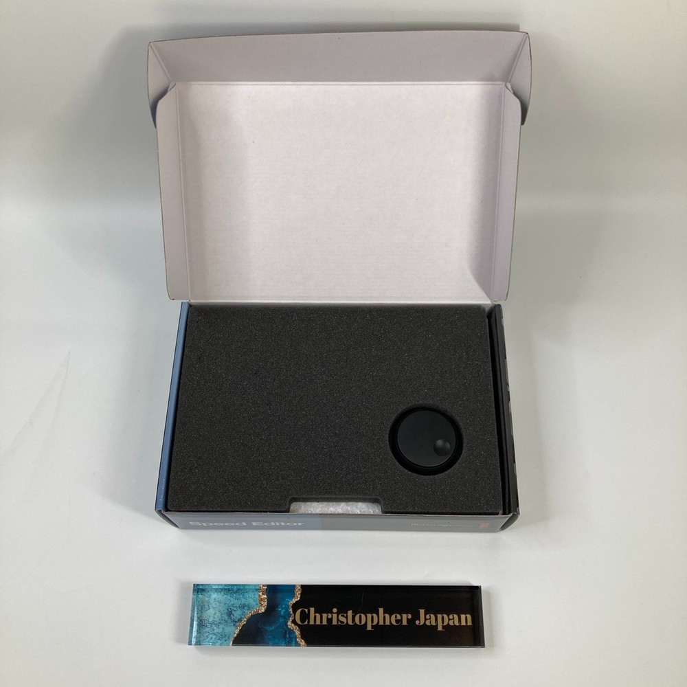 Blackmagic DaVinci Resolve Speed Editor USB-C Controller NO License Key MINT