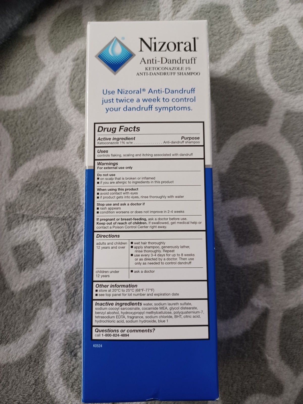 Nizoral Anti-Dandruff 2-In-1 Shampoo + Conditioner 14 fl oz Exp. 02/2027