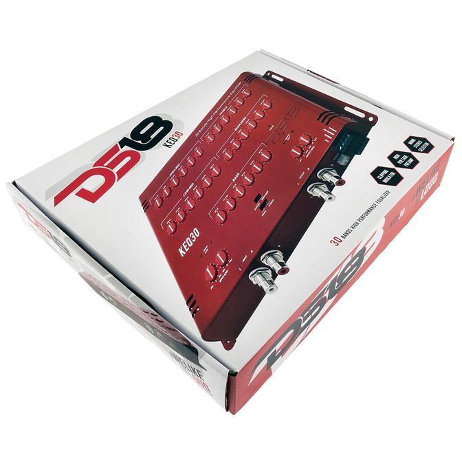 DS18 KEQ30 30 Bands High Perfomance Amplifier Equalizer with Clipping Indicator