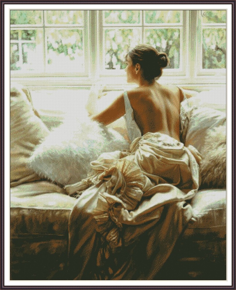 Daydreaming 536- Chart Counted Cross Stitch Pattern craft