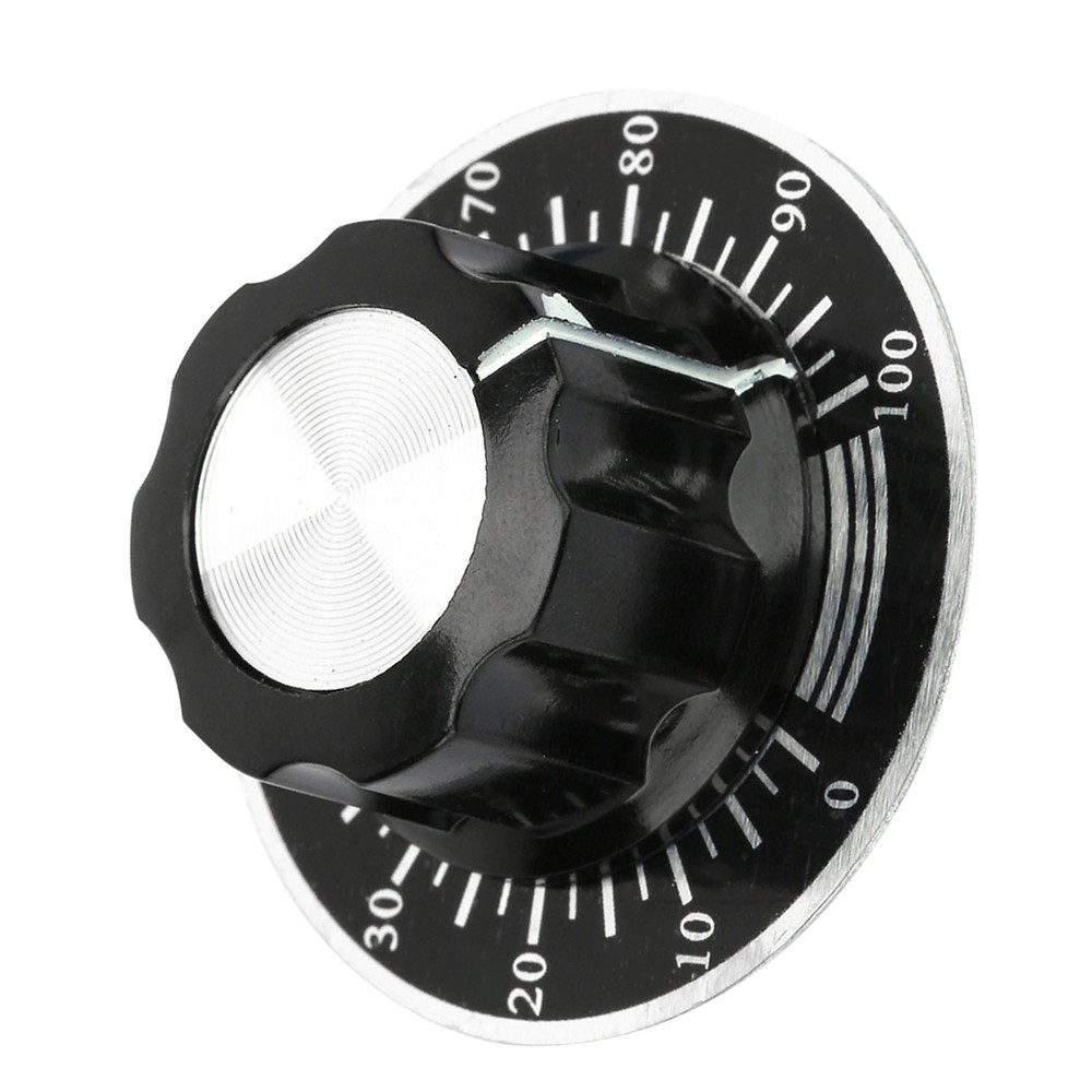 5 Knurled Potentiometer Knobs Durable Volume Control Cap DIY Accessories Premium