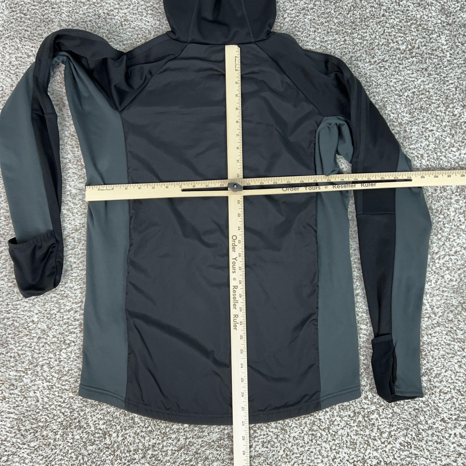 Minnesota United FC Sweatshirt Mens Small Black MLS Soccer Adidas Hooded Top