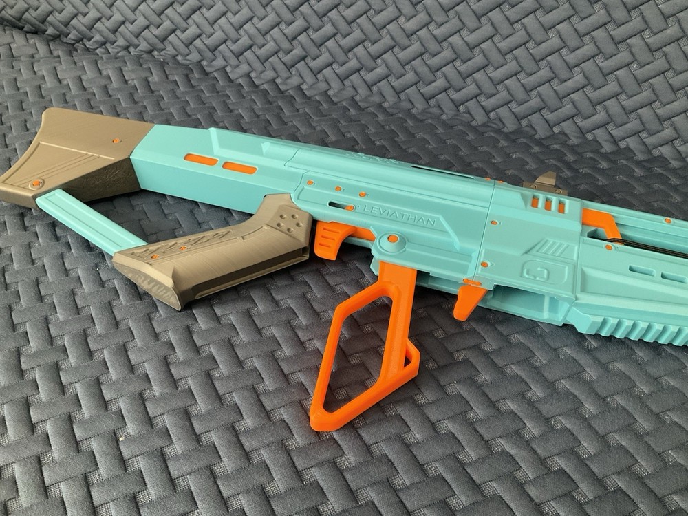 Leedle Dynamics Leviathan Foam Dart Nerf Blaster | FULLY ASSEMBLED (read desc.)