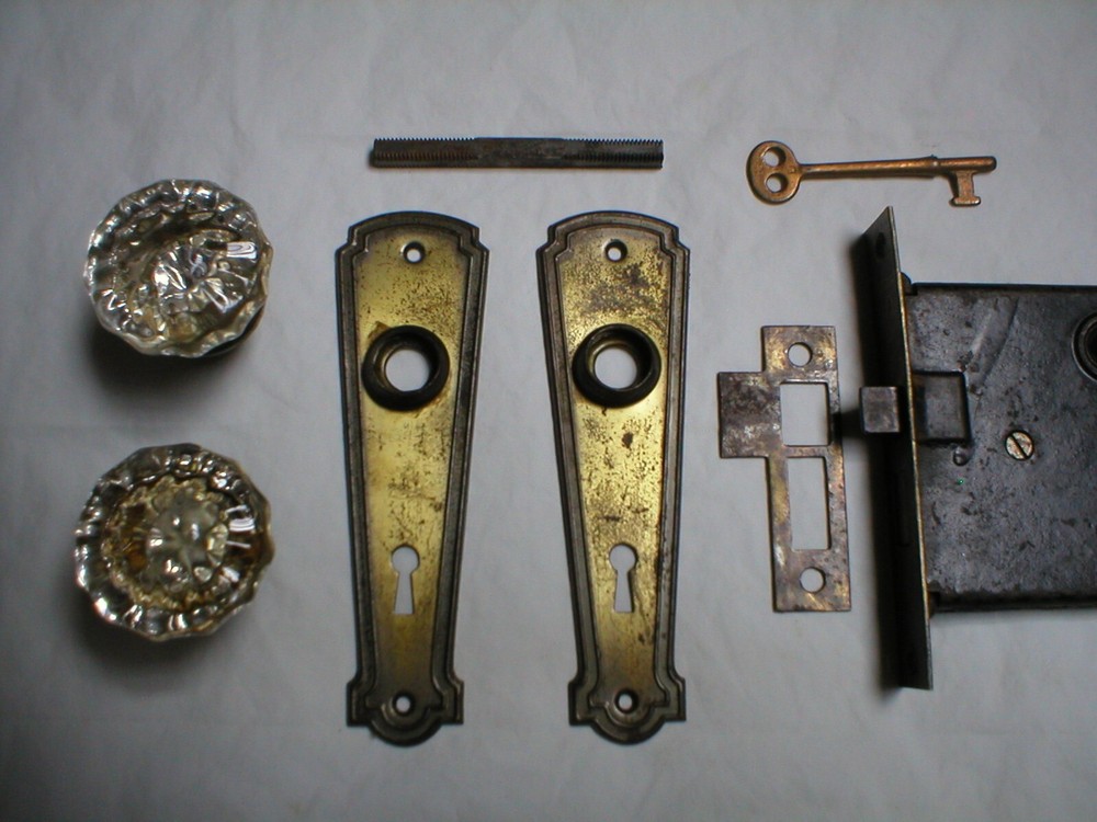 Antique Art Deco Era Door Hardware