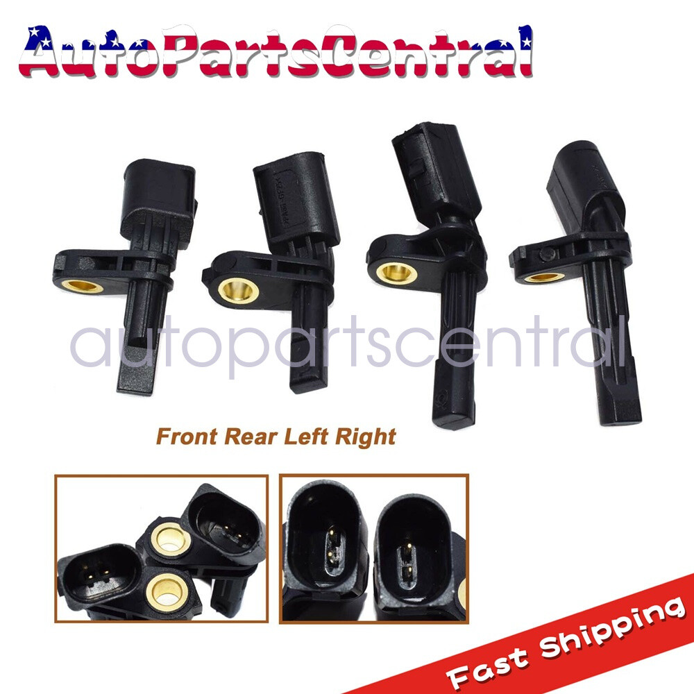 4 ABS Wheel Speed Sensor Front Rear Left & Right for Audi & Volkswagen Set US