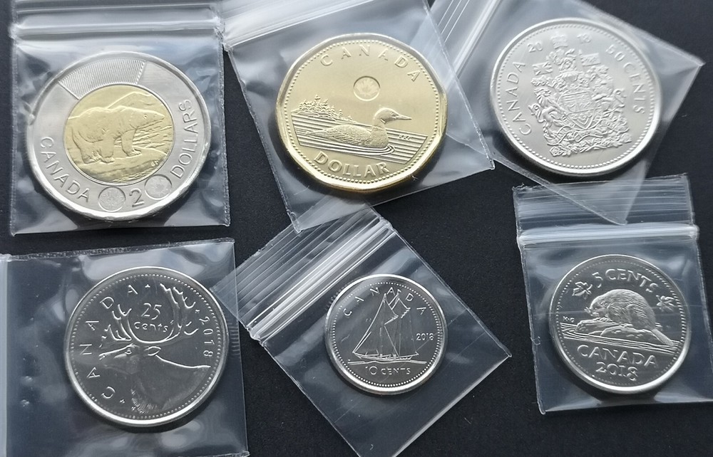 *** CANADA  2018  UNCIRCULATED   COINS  SET ***