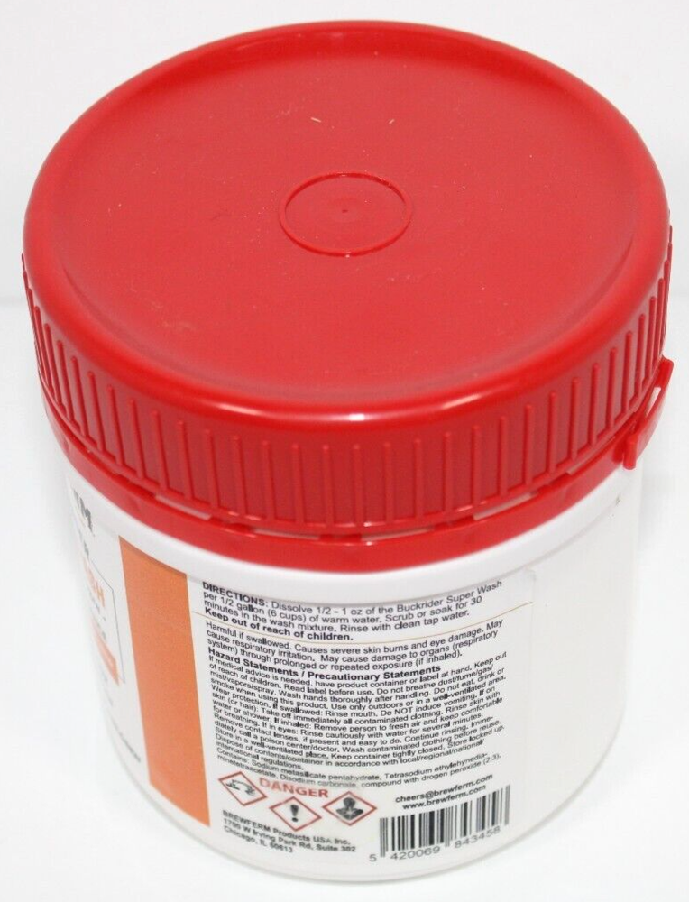 Brewferm Buckrider Super Wash Active Oxygen High Performance Multipurpose Clean