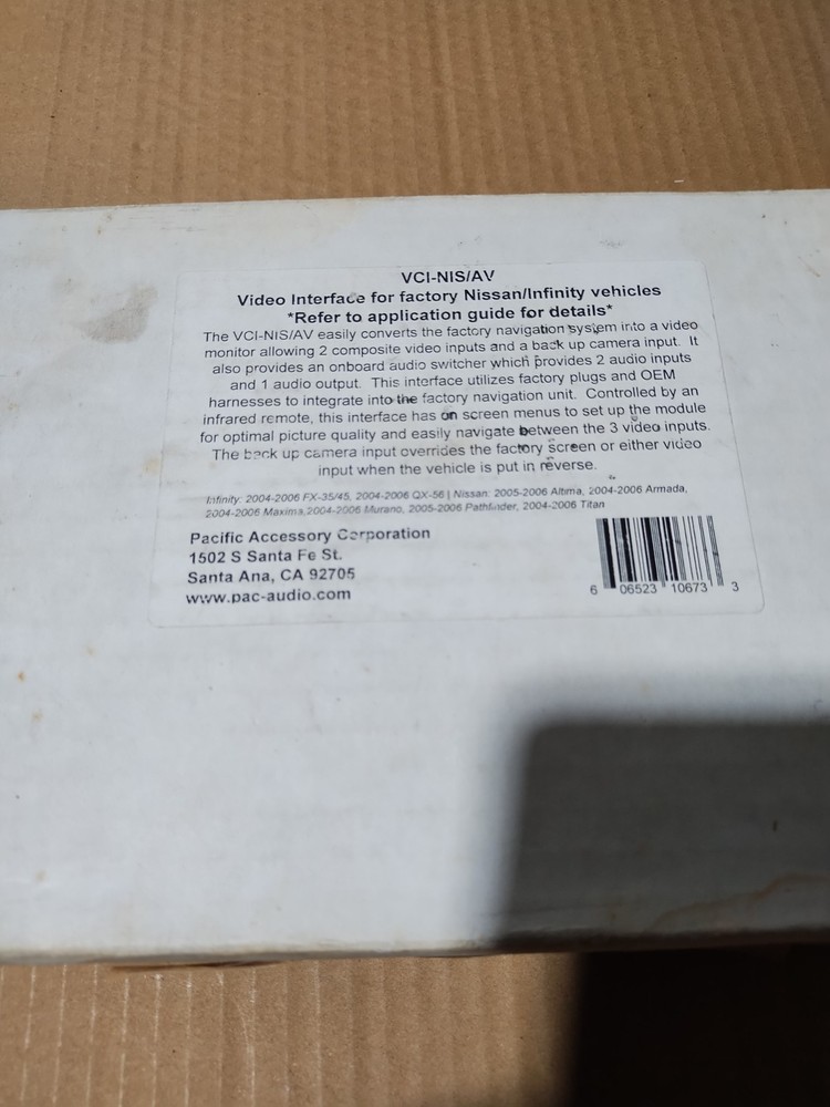 Pac VCI-NIS-AV