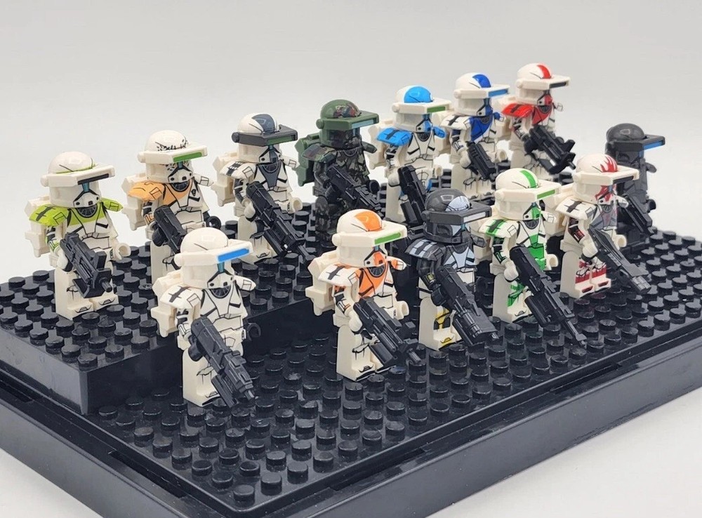 TWO CUSTOM Star Wars Clone Commandos RANDOM PICK Brick Minifigure