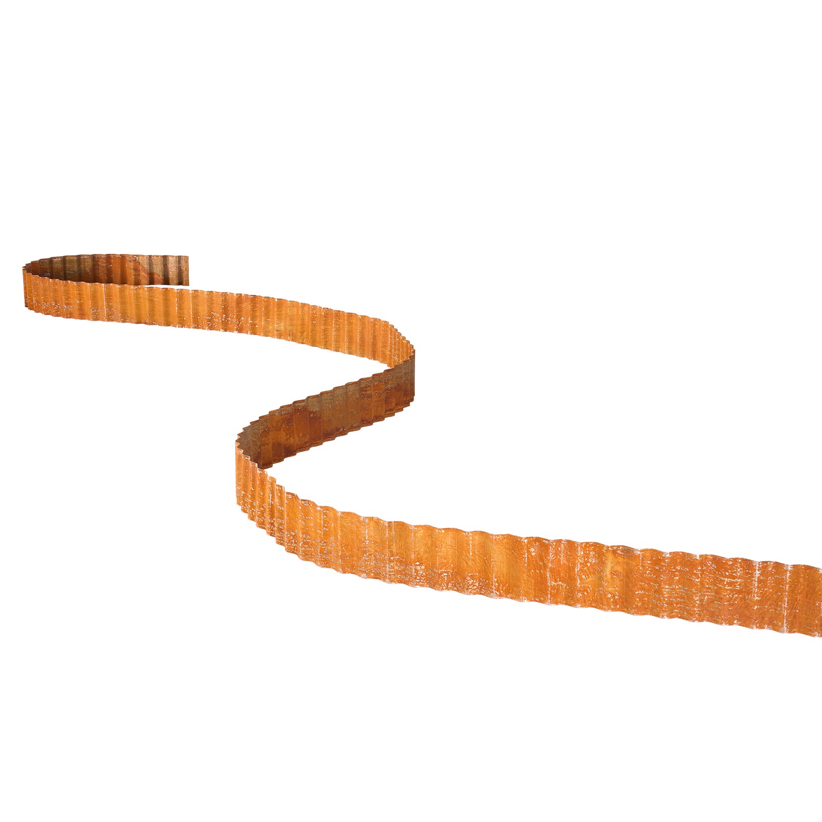 Uimoso Carbon Steel Garden Edging 40 ft x 6 in Metal Landscape Border