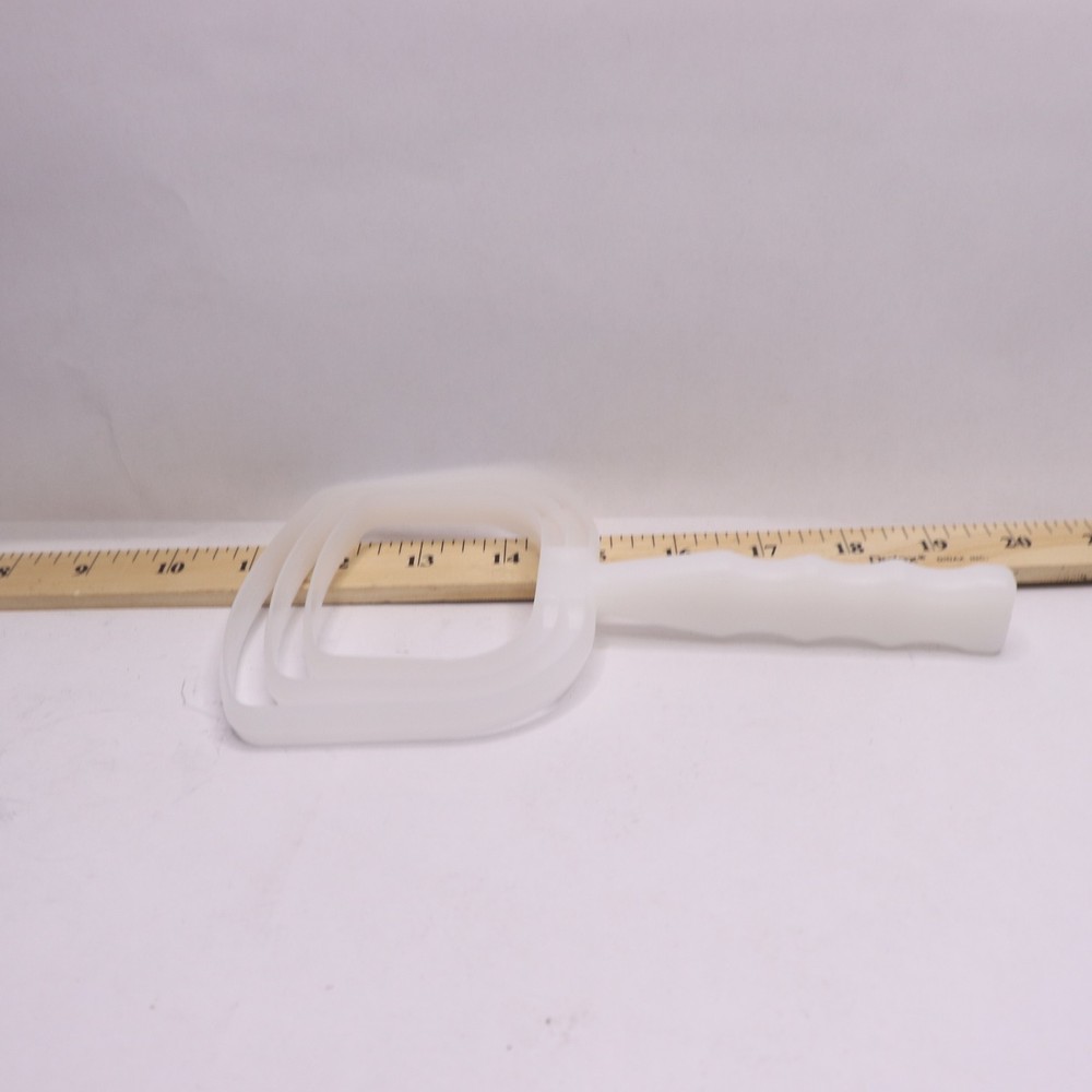 Square Bone Dust Scraper Polyethylene 8"