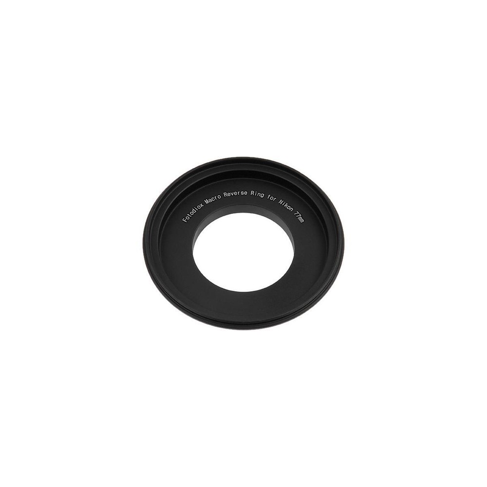 Fotodiox 77mm Filter Thread Macro Reverse Mount Adapter Ring for Nikon F Camera