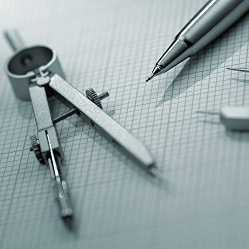 13 Pieces Geometry Set Compass Geometry Tools Math Compass and Protractors Blue