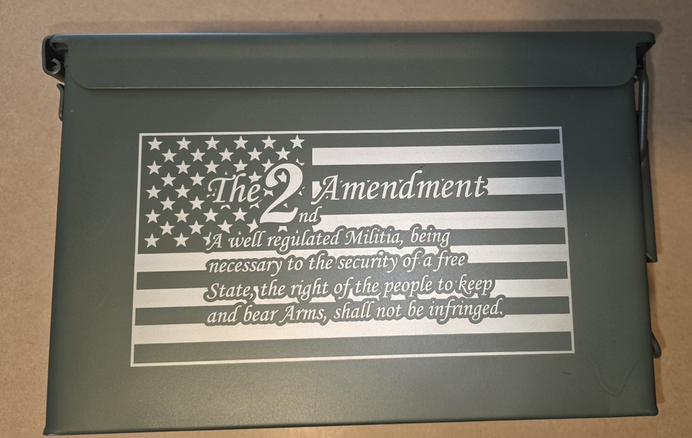 Custom Laser Engraved 50 Cal Ammo Can