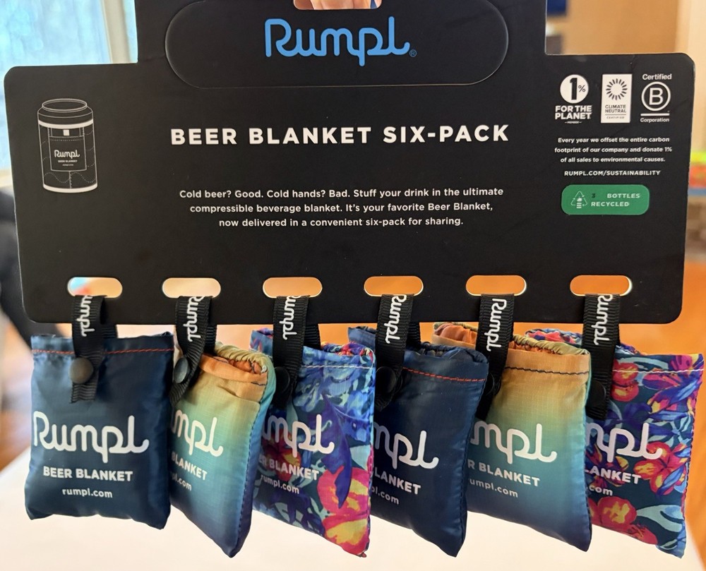 Rumpl Beer blanket / Bevy Sack Six Pack