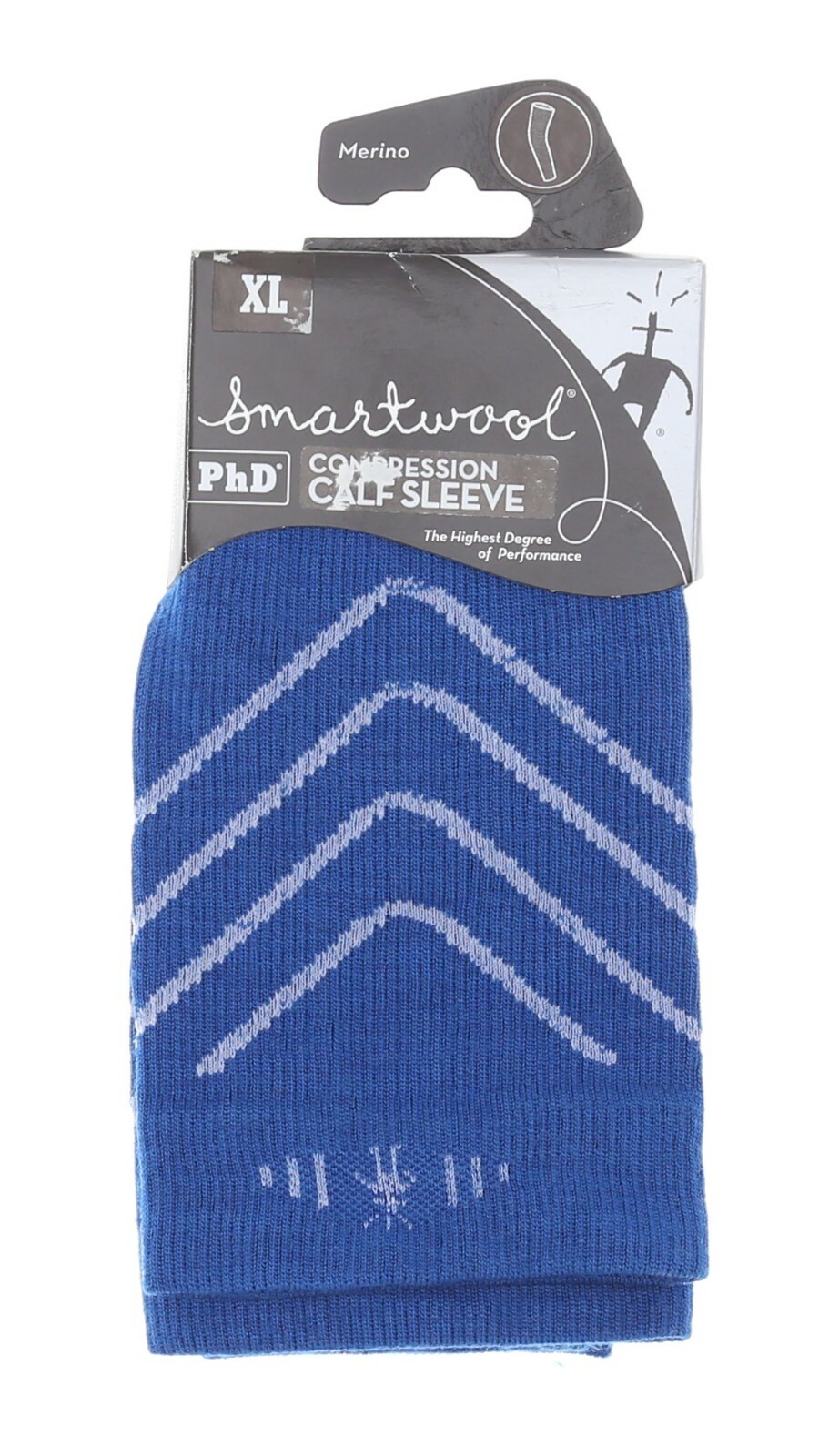 Smartwool Phd Merino Compression Calf Sleeve Blue Size S L12331