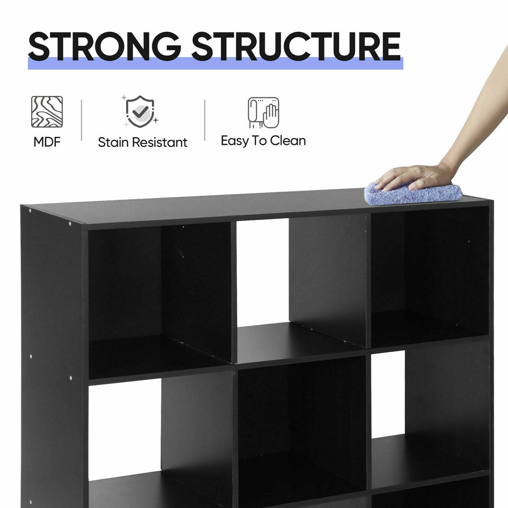 Storage Clothes Storage Bookshelf Toy Storage Cabinet Organizer 9 Cube