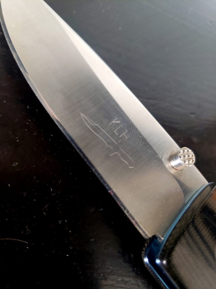 Kevin Hoffman Custom Knife Titanium Micarta