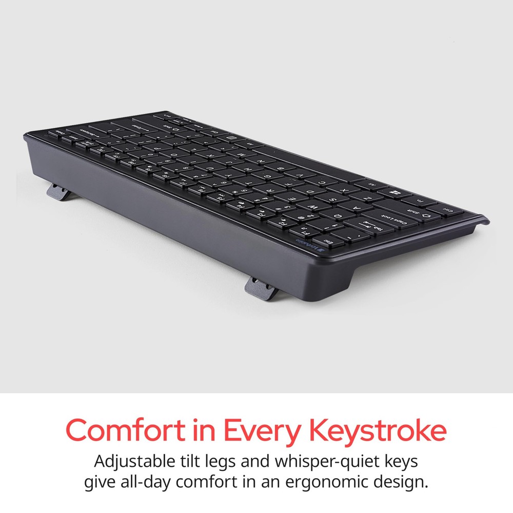 Verbatim Silent Wireless Compact Keyboard and Mouse Combo