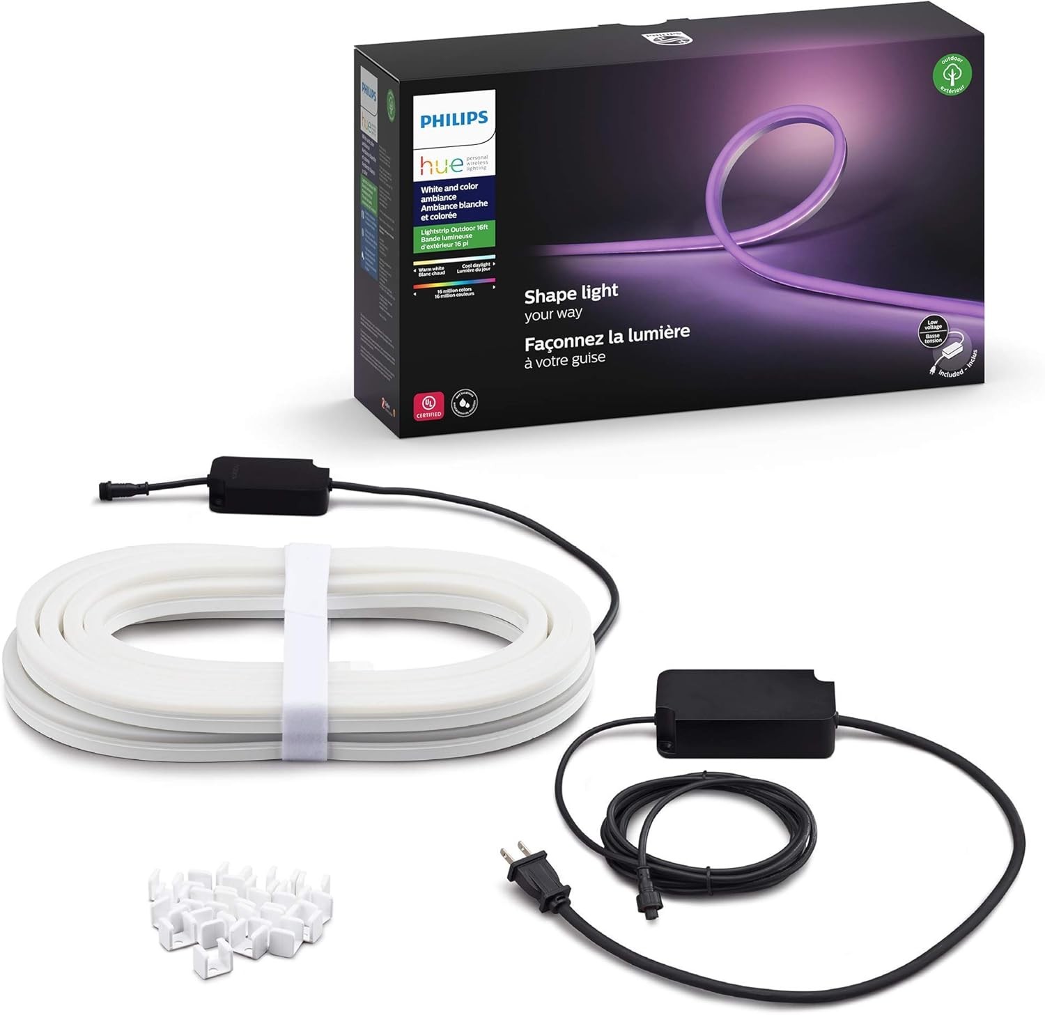 Philips Hue White & Color Ambiance 16 Ft Outdoor Shape Smart Light Strip