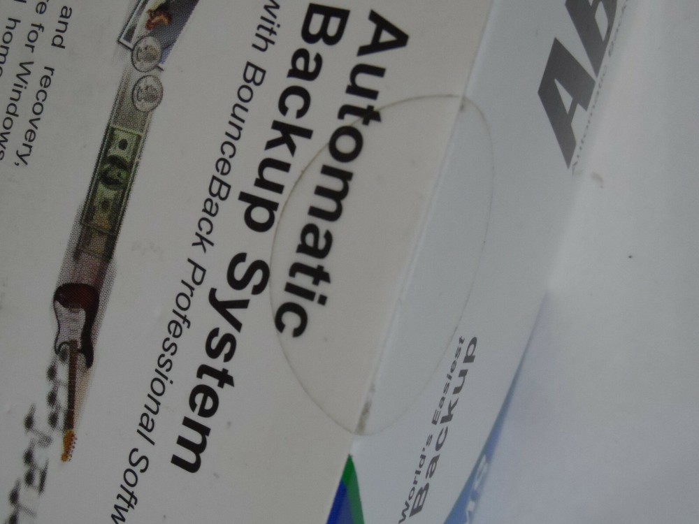 NEW SEALED - CMS Products ABS Plus Automatic USB Backup System for PC (40GB)